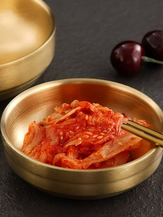 Shein Plato de acero inoxidable 304 de doble capa - Quierox - Tienda Online