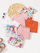 SHEIN Playful Conjunto de 3pcs para bebé niña, top de manga corta y shorts - Quierox - Tienda Online