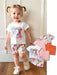 SHEIN Playful Conjunto de 3pcs para bebé niña, top de manga corta y shorts - Quierox - Tienda Online