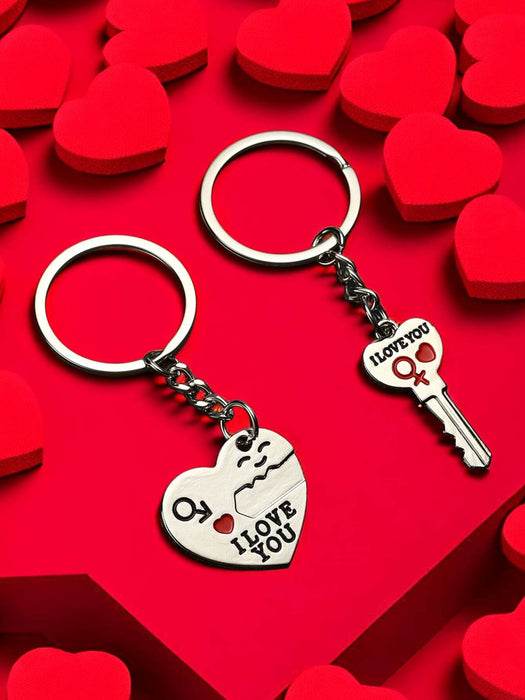 Shein POLASUP 2 piezas/juego de llaveros para pareja - Quierox - Tienda Online