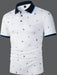 SHEIN Polo informal de manga corta con estampado de velero para hombre de Calvornis - Quierox - Tienda Online