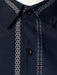 Shein Polo ligero de rayas geométricas para hombre, estilo casual de negocios - Quierox - Tienda Online