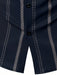 Shein Polo ligero de rayas geométricas para hombre, estilo casual de negocios - Quierox - Tienda Online