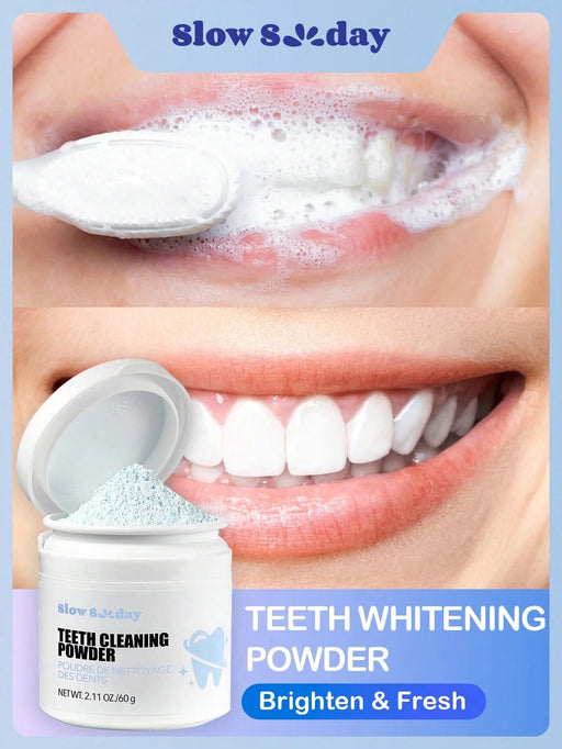 SHEIN Polvo para blanquear los dientes, menta, deshacerse de las manchas - Quierox - Tienda Online