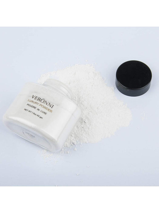 SHEIN Polvos sueltos fijadores VERONNI, maquillaje facial matificante 01 - Quierox - Tienda Online
