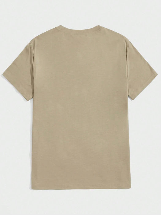 SHEIN POMOi ROMWE MEN Camiseta Gráfica Para Hombre Con Corazones Y Calaveras - Quierox - Tienda Online