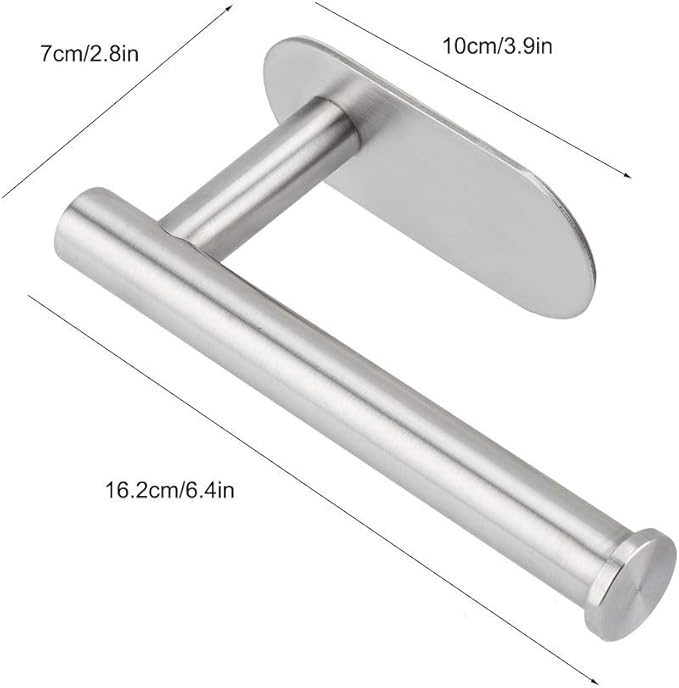 Shein Portarrollos de papel higiénico de pared de acero inoxidable - Quierox - Tienda Online