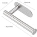 Shein Portarrollos de papel higiénico de pared de acero inoxidable - Quierox - Tienda Online