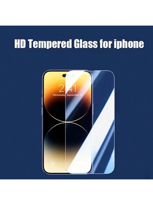 Shein Protector de pantalla de vidrio templado transparente brillante para teléfono, 3 piezas - Quierox - Tienda Online