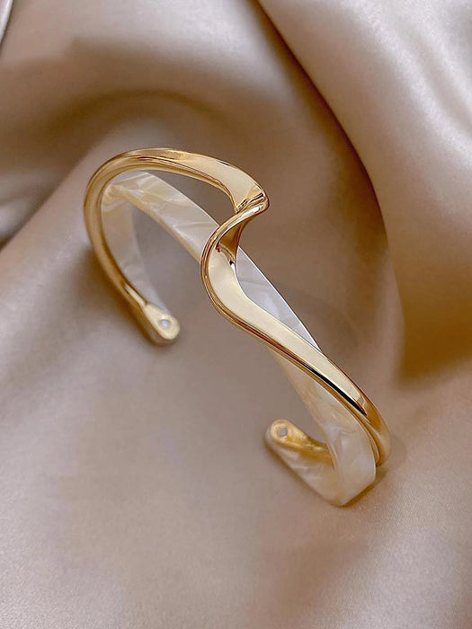 SHEIN Pulsera abierta estructurado a capas - Quierox - Tienda Online