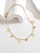 SHEIN Pulsera con colgante de trébol de cuatro hojas de acero inoxidable - Quierox - Tienda Online