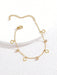 SHEIN Pulsera con colgante de trébol de cuatro hojas de acero inoxidable - Quierox - Tienda Online