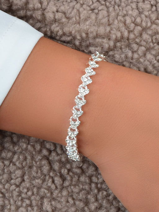 SHEIN Pulsera con diseño de diamante de imitación - Quierox - Tienda Online