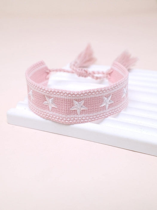 Shein Pulsera con estrella con bordado con diseño de fleco - Quierox - Tienda Online
