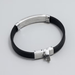 Shein Pulsera de acero inoxidable con cruz y cierre magnético - Quierox - Tienda Online