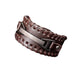 Shein Pulsera de cuero punk de moda para hombre y mujer, pequeña personalidad, accesorios retro - Quierox - Tienda Online