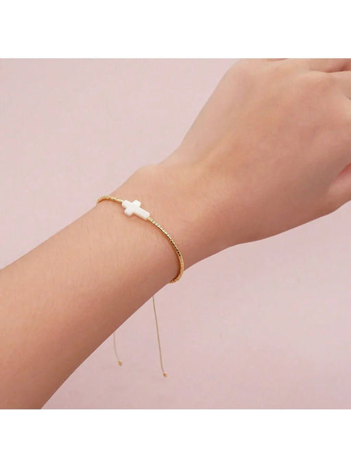 SHEIN Pulsera de la amistad con cuentas de alta calidad para mujer, estilo bohemio - Quierox - Tienda Online