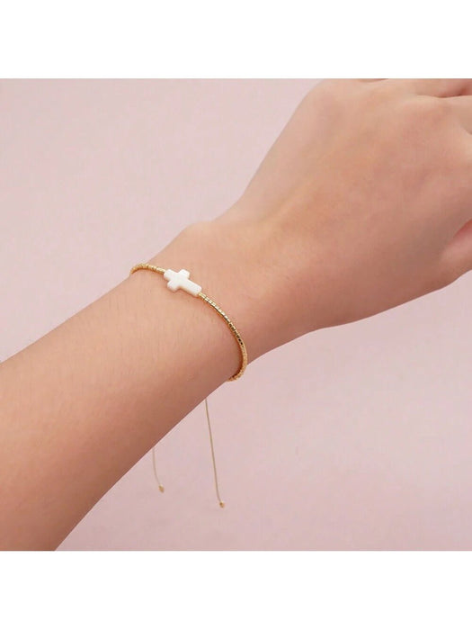 SHEIN Pulsera de la amistad con cuentas de alta calidad para mujer, estilo bohemio - Quierox - Tienda Online