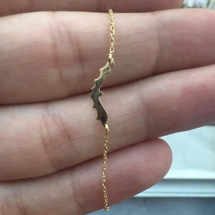 Shein Pulsera de murciélago, joyería minimalista de Halloween - Quierox - Tienda Online