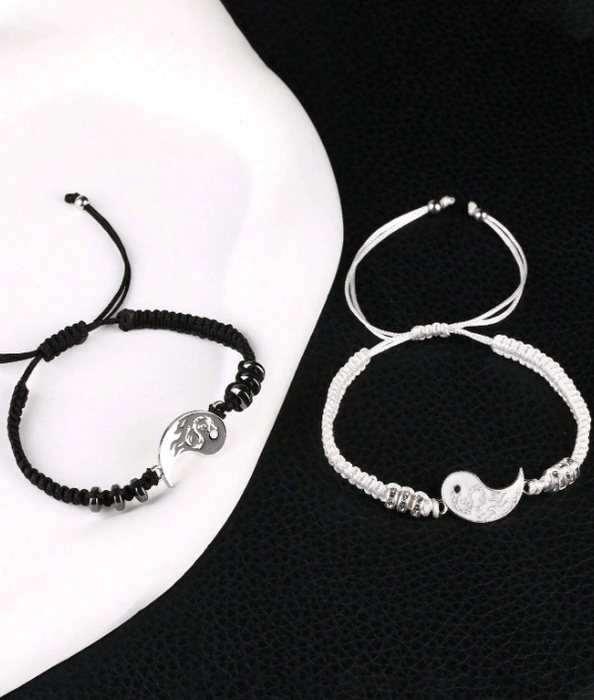 SHEIN Pulsera de pareja de Tai Chi con tótem de dragón transfronterizo europeo - Quierox - Tienda Online