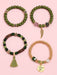 SHEIN Pulsera Elástica De Varias Capas Con Cuentas Al Estilo Bohemio - Quierox - Tienda Online