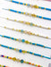 Shein Pulsera tejida con cuentas de color ágata morgan y forma de arroz japonés de 12 piezas - Quierox - Tienda Online