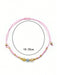 Shein Pulsera tejida con cuentas de color ágata morgan y forma de arroz japonés de 12 piezas - Quierox - Tienda Online