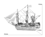 Shein Puzzle 3D de metal - Maqueta del barco pirata Perla Negra - Quierox - Tienda Online