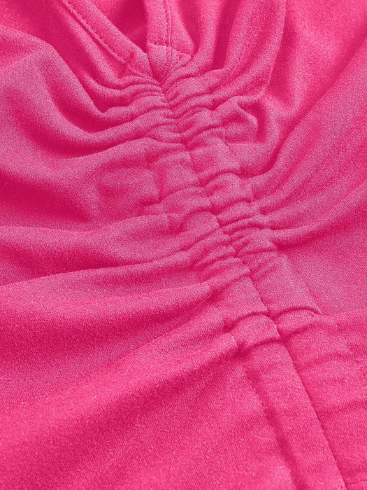 SHEIN Qutie Top tank huella de la mano con estampado con cordón lateral - Quierox - Tienda Online