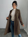 SHEIN Rafferiza Chaqueta regular de mujer de unicolor, sintético - Quierox - Tienda Online