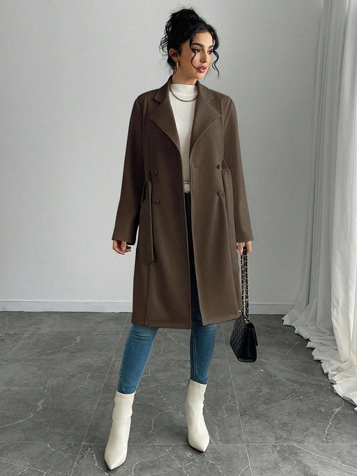 SHEIN Rafferiza Chaqueta regular de mujer de unicolor, sintético - Quierox - Tienda Online