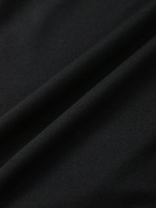 SHEIN Raffinéa Camiseta sin mangas informal y moderna con detalles metálicos en la cintura y fruncido - Quierox - Tienda Online