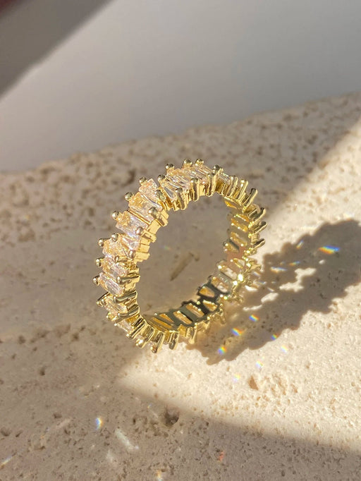 SHEIN rakol Anillo zirconia cúbica adorno para mujeres - Quierox - Tienda Online