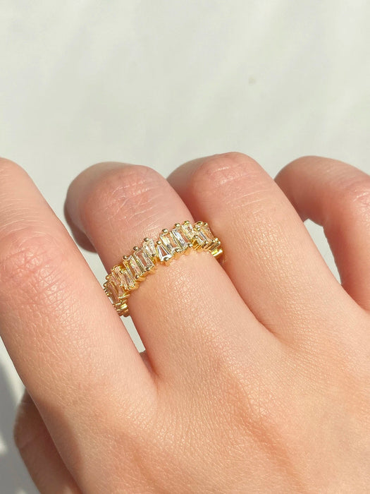 SHEIN rakol Anillo zirconia cúbica adorno para mujeres - Quierox - Tienda Online