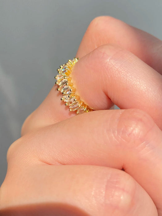 SHEIN rakol Anillo zirconia cúbica adorno para mujeres - Quierox - Tienda Online
