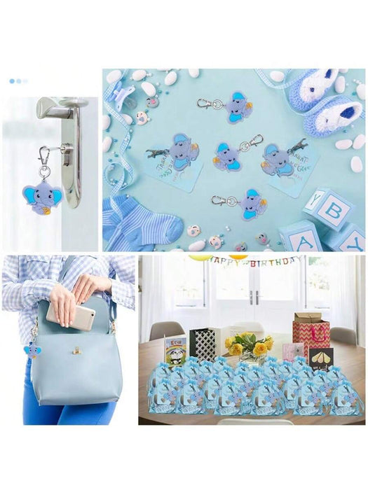 Shein Recuerdos para baby shower, 30 sets de regalos para invitados que incluyen llavero + bolsas - Quierox - Tienda Online