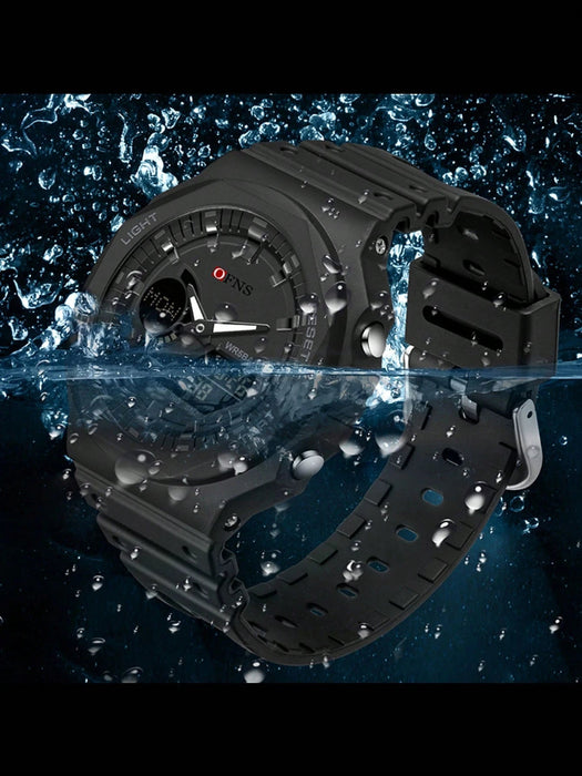 SHEIN Reloj de cuarzo SANDA de lujo para hombres, resistente al agua - Quierox - Tienda Online