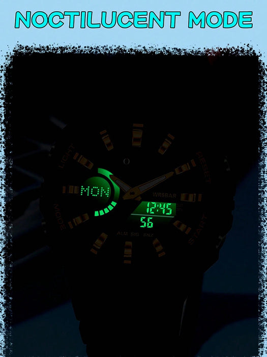 SHEIN Reloj de cuarzo SANDA de lujo para hombres, resistente al agua - Quierox - Tienda Online