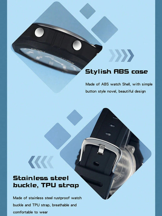 SHEIN Reloj de cuarzo SANDA de lujo para hombres, resistente al agua - Quierox - Tienda Online