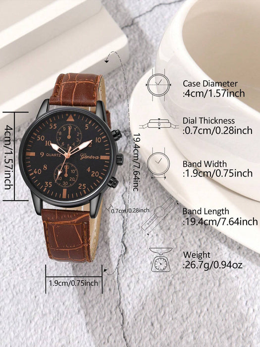 Shein Reloj de hombre de 4 piezas - Quierox - Tienda Online