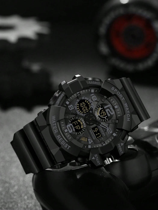 SHEIN Reloj deportivo digital LED SANDA de cuarzo estilo militar con pantalla LED para hombre - Quierox - Tienda Online