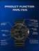 SHEIN Reloj deportivo digital LED SANDA de cuarzo estilo militar con pantalla LED para hombre - Quierox - Tienda Online