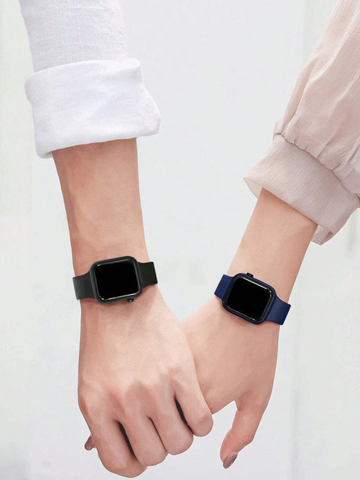 SHEIN Reloj digital con esfera cuadrada para niños de 2 piezas - Quierox - Tienda Online