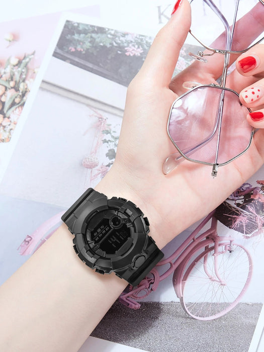 SHEIN Reloj digital redondo esfera - Quierox - Tienda Online