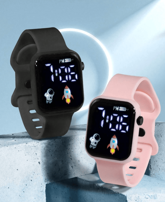 SHEIN Reloj electrónico luminoso para niños (2 piezas) - Quierox - Tienda Online