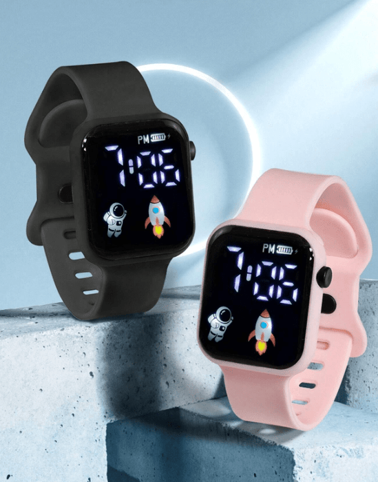 SHEIN Reloj electrónico luminoso para niños (2 piezas) - Quierox - Tienda Online