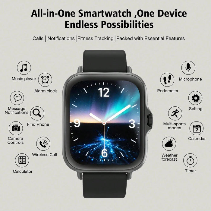 Shein Reloj inteligente deportivo para llamadas/marcación inalámbricas y mas - Quierox - Tienda Online