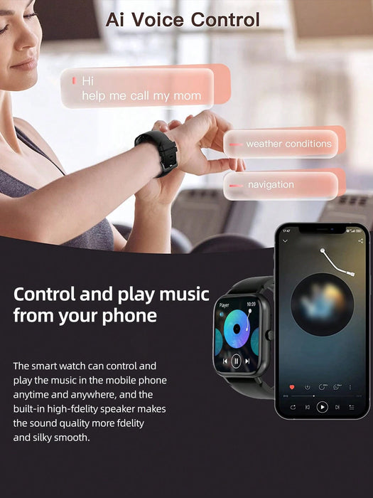 Shein Reloj inteligente unisex con pantalla táctil - Quierox - Tienda Online
