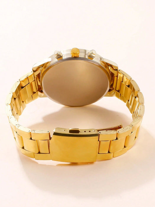 SHEIN Reloj y pulsera con detalle de calendario para hombre - Quierox - Tienda Online