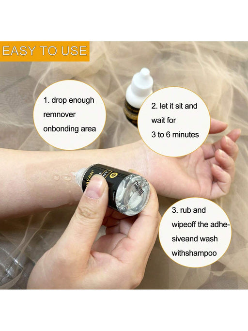 Shein Removedor de cinta adhesiva para extensiones de cabello de 30 ml - Quierox - Tienda Online